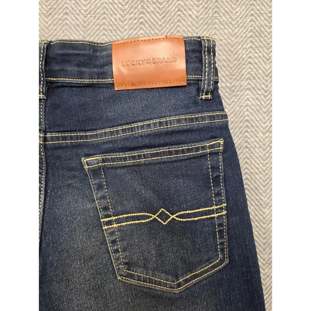 Lucky Brand Women Jeans Straight Droit Dark‎ Wash Size 12
